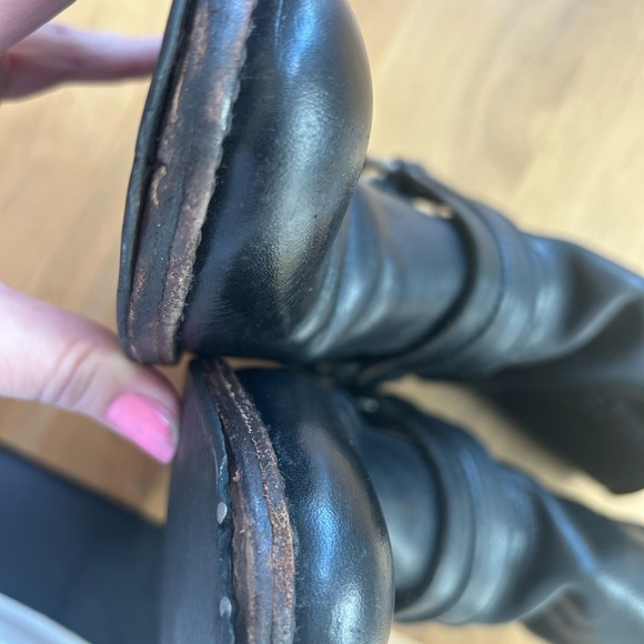 Frye Black Harness Ankle Boots, size 10 - Picture 11 of 11
